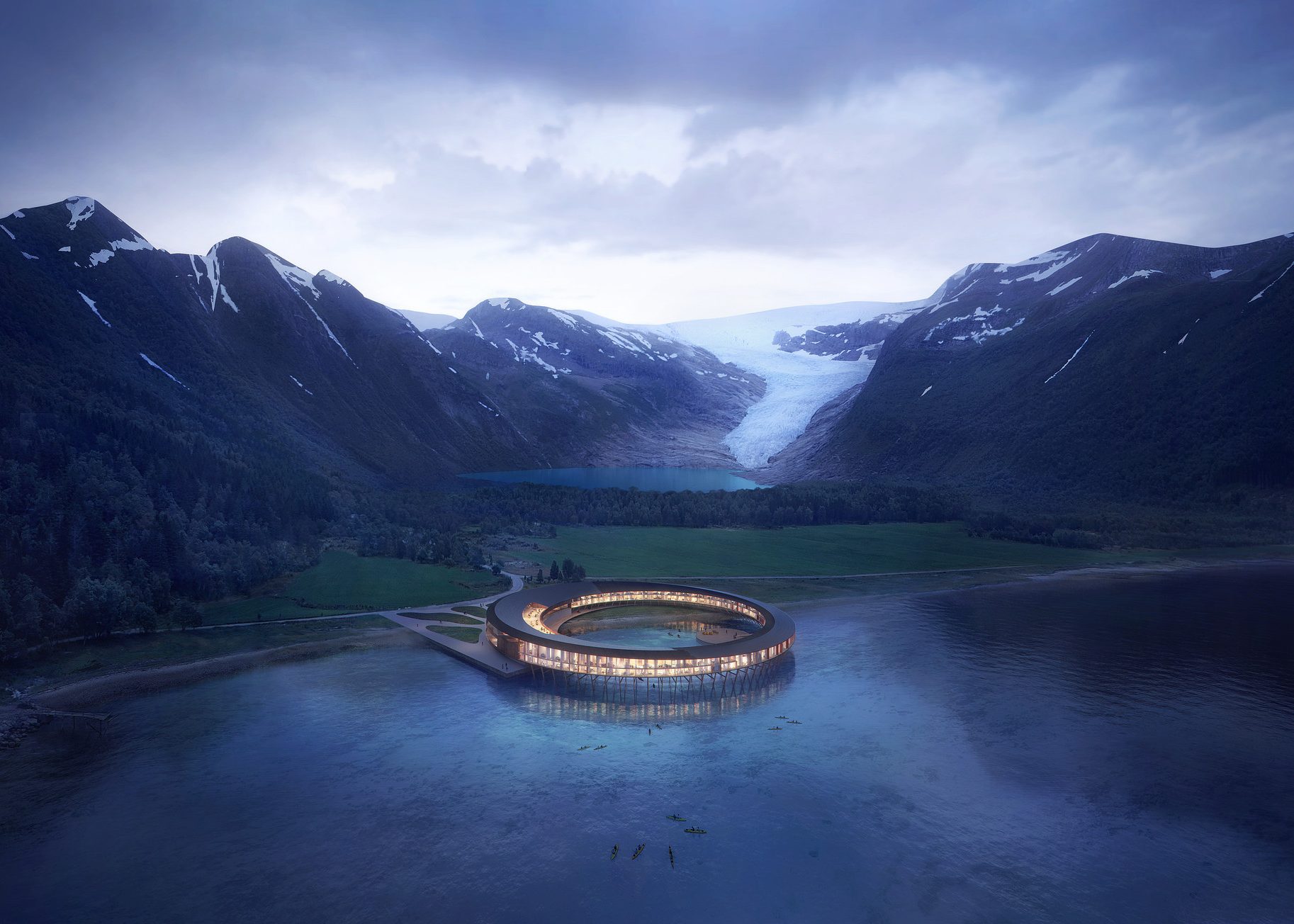 В арктической зоне Норвегии построят энергоэффективный отель