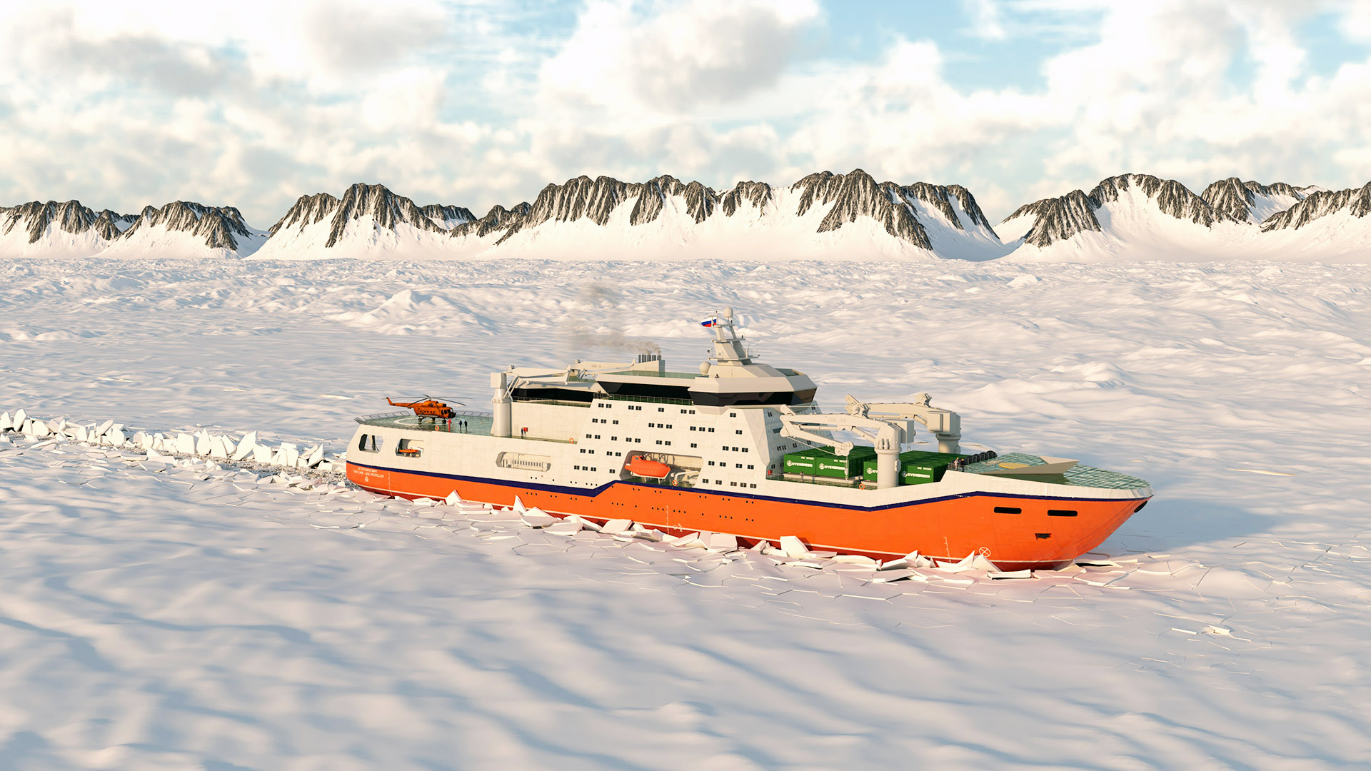 Арктическое и антарктическое НИИ получит крупнейшее в мире исследовательское судно