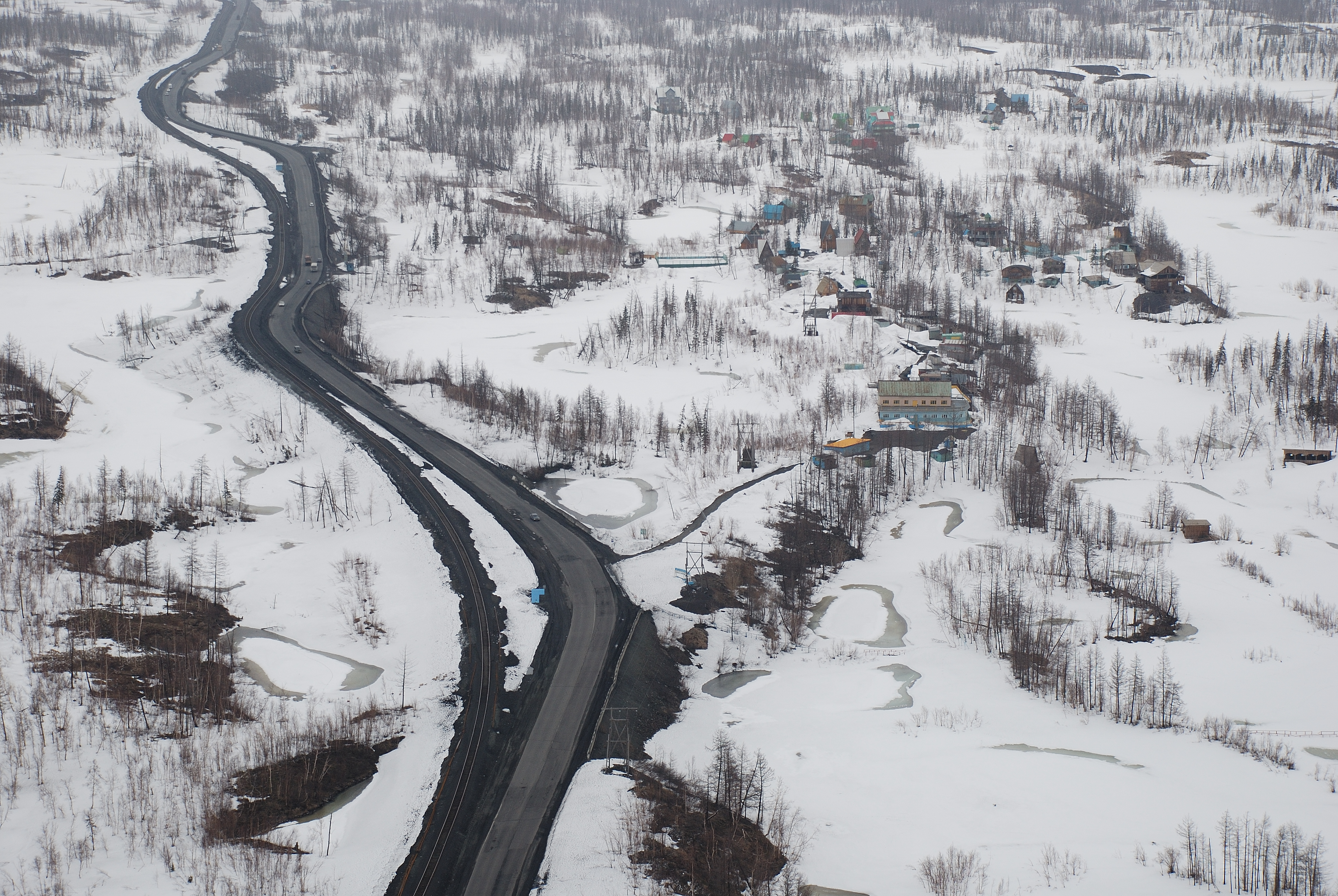 Строительство моста в усинске