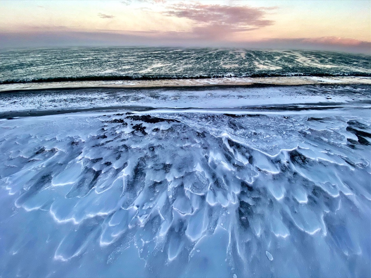Арктическое предзимье на берегу Карского моря