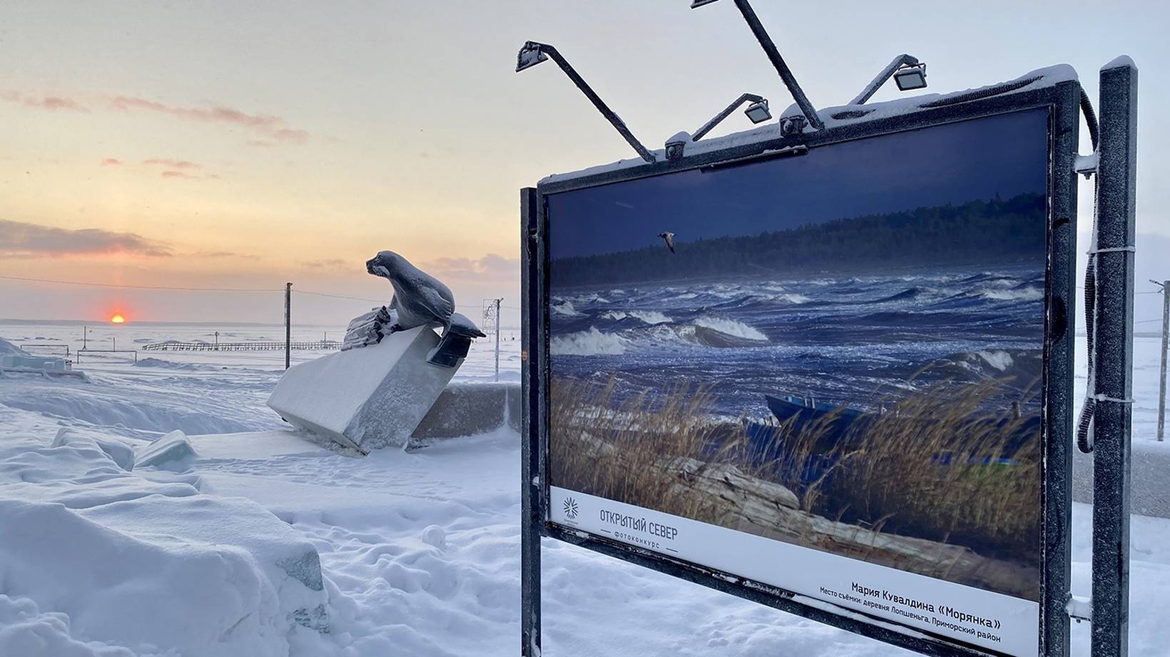 На набережной Северной Двины заработала фотовыставка «Открытый Север-2021»