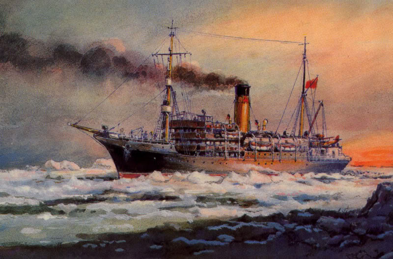 20 сентября 1934 года – Ледорез «Ф. Литке», пройдя Северным морским путем за одну навигацию, прибыл в Мурманск