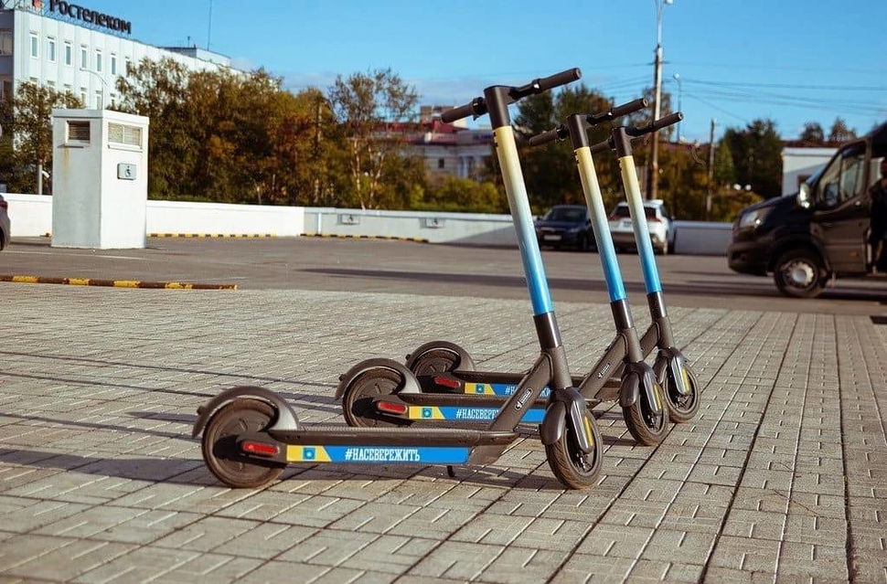 Северяне за сезон прокатились на самокатах почти 100 тысяч раз