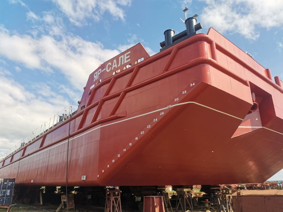 Новый сухогруз для Ямала спустили на воду