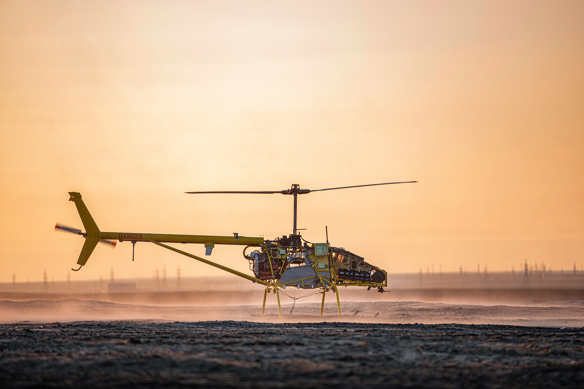 Испытания беспилотного вертолёта прошли на Ямале