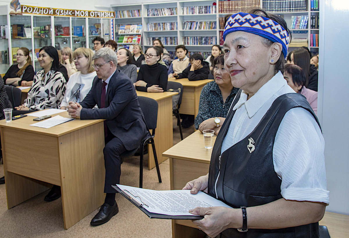 Таймыр и Санкт-Петербург провели телемост о будущем родных языков и национальных кадров