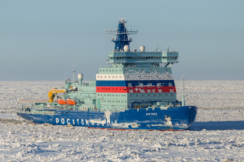 Арктика сегодня: атомоход «Арктика» совершил первую ледовую проводку в восточном секторе СМП