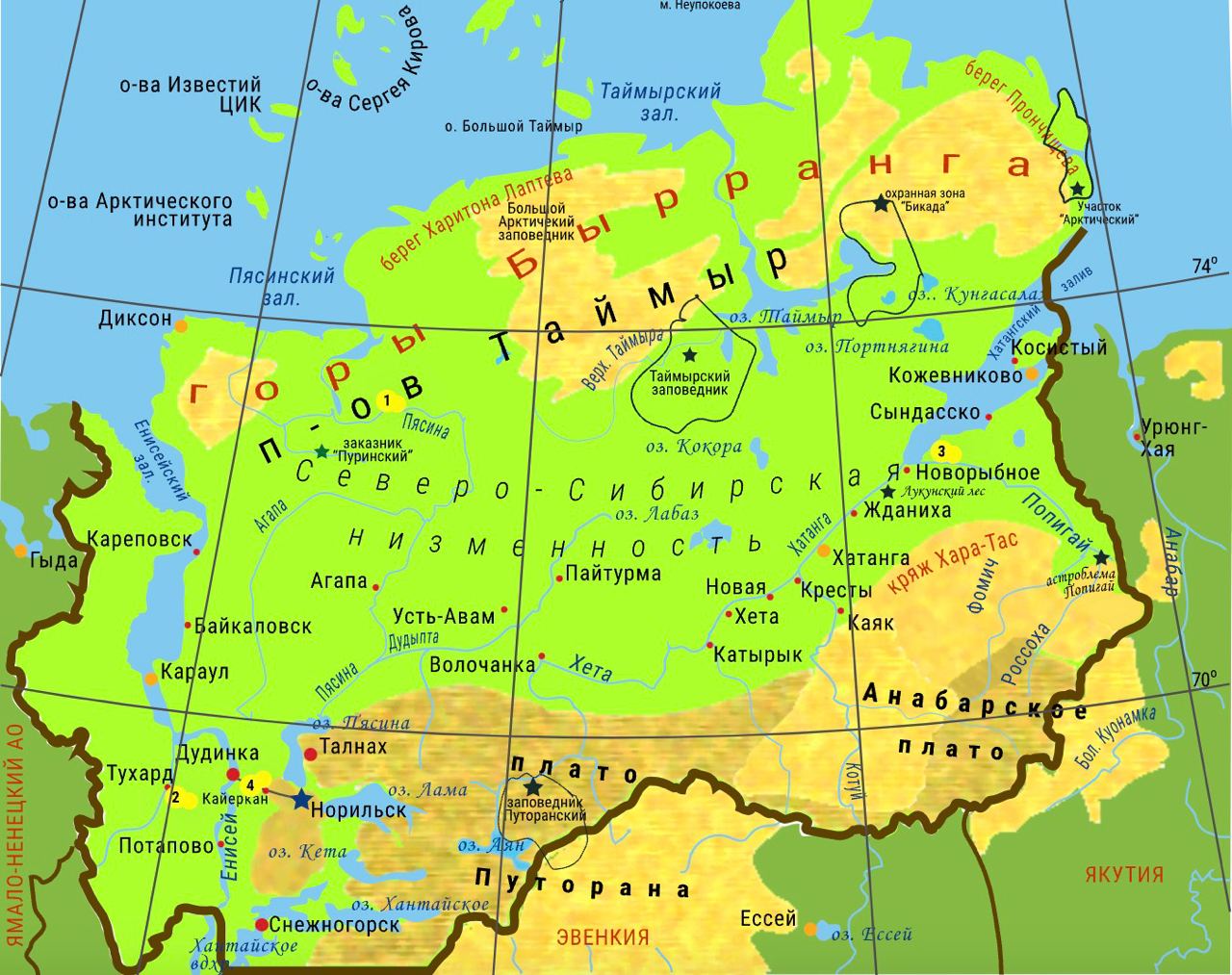 Генетическое разнообразие популяций северного оленя на Таймыре показано на онлайн-карте