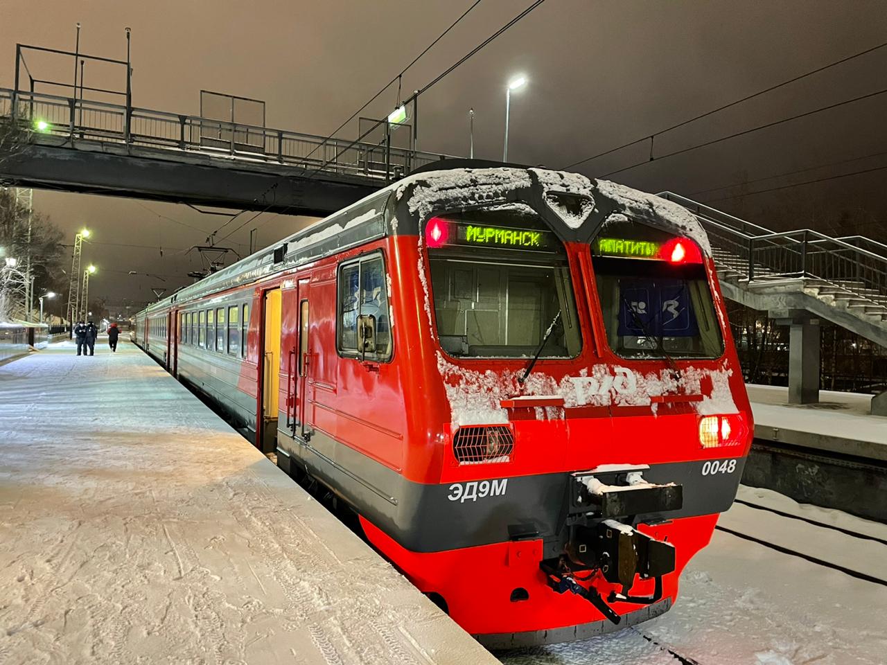Кольская электричка «Лыжная стрела» перевезла за зиму 1606 пассажиров