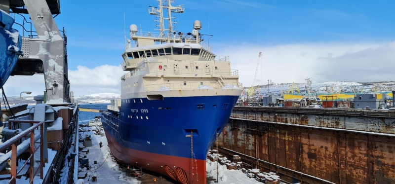 В плавдоке Атомфлота отремонтировали четвертое судно за 2022 год