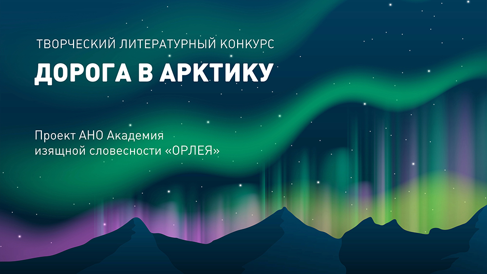 1 февраля Всероссийский молодежный литературный конкурс «Дорога в Арктику» начинает прием заявок на 1 этап
