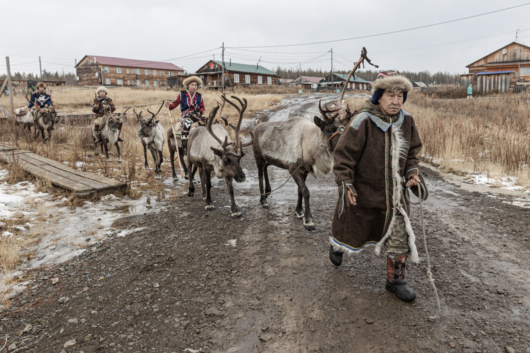 Суринда – поселок оленеводов недалеко от географического центра России