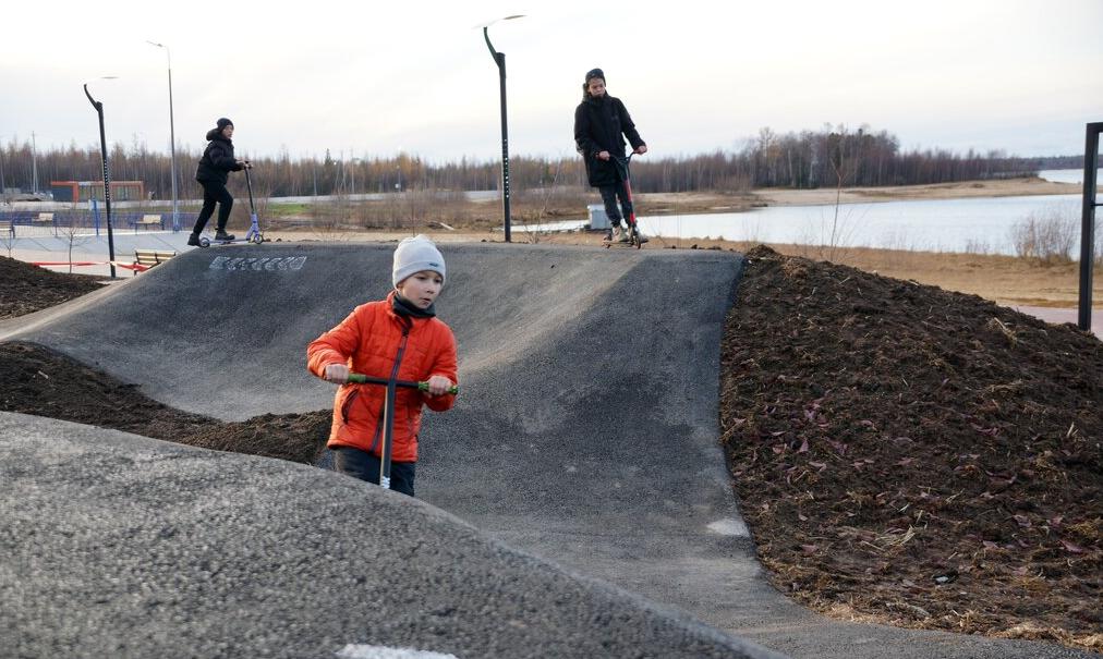 Самый длинный трек-парк в России построили в Тарко-Сале