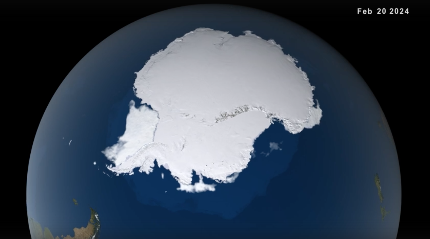 Площадь морского льда в Арктике последовательно сокращается 46 лет, а в Антарктике достигла исторического минимума