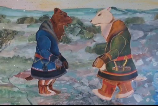 При поддержке ПОРА создали мультфильм «Два медведя»