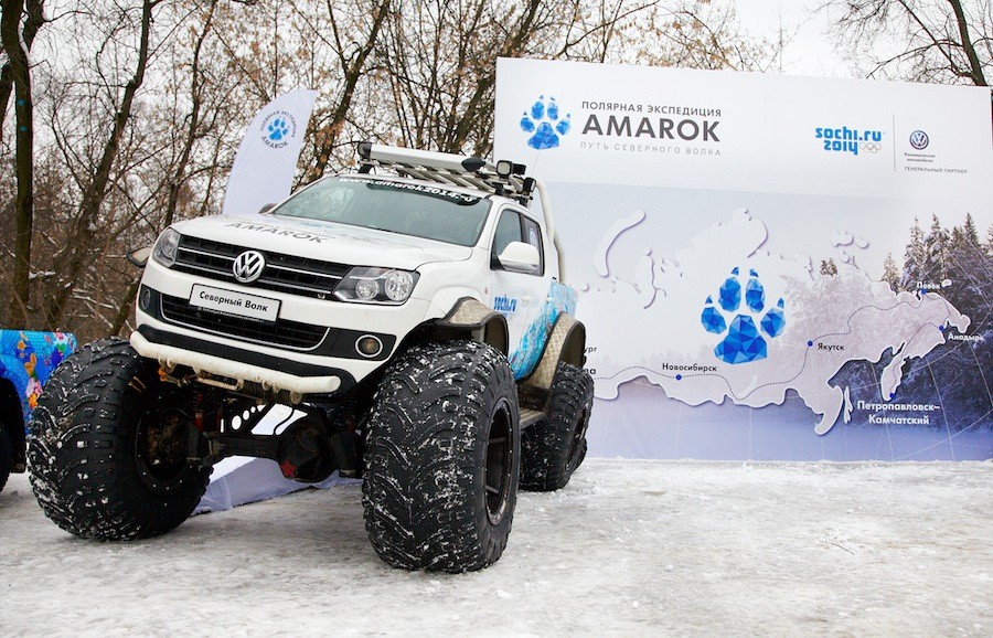 7 февраля 2013 года – В Москве стартовала «Полярная экспедиция Amarok. Путь северного волка»