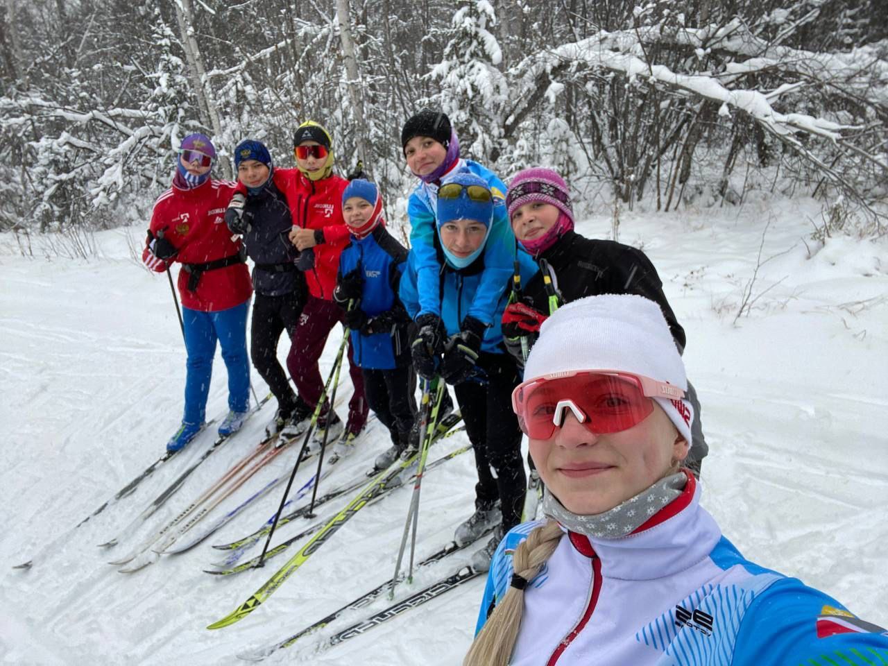 В Алдане проложили первую лыжню сезона