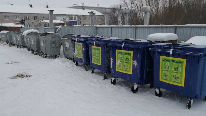 В Архангельской области установили более тысячи контейнеров для раздельного сбора мусора