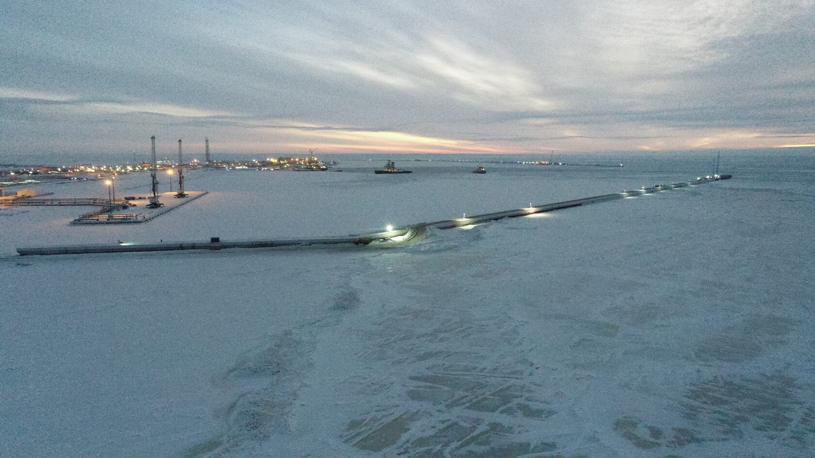 Арктика сегодня. Введены в эксплуатацию объекты терминала «Утренний» в Сабетте