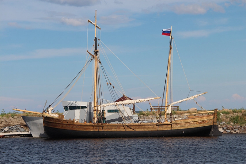 Карельская реплика судна Великой Северной экспедиции появилась в Якутске
