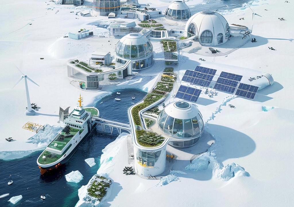 Модель развития Арктики – биоэкопоселения, которые обеспечиваются мультимодальными логистическими центрами вдоль СМП 
