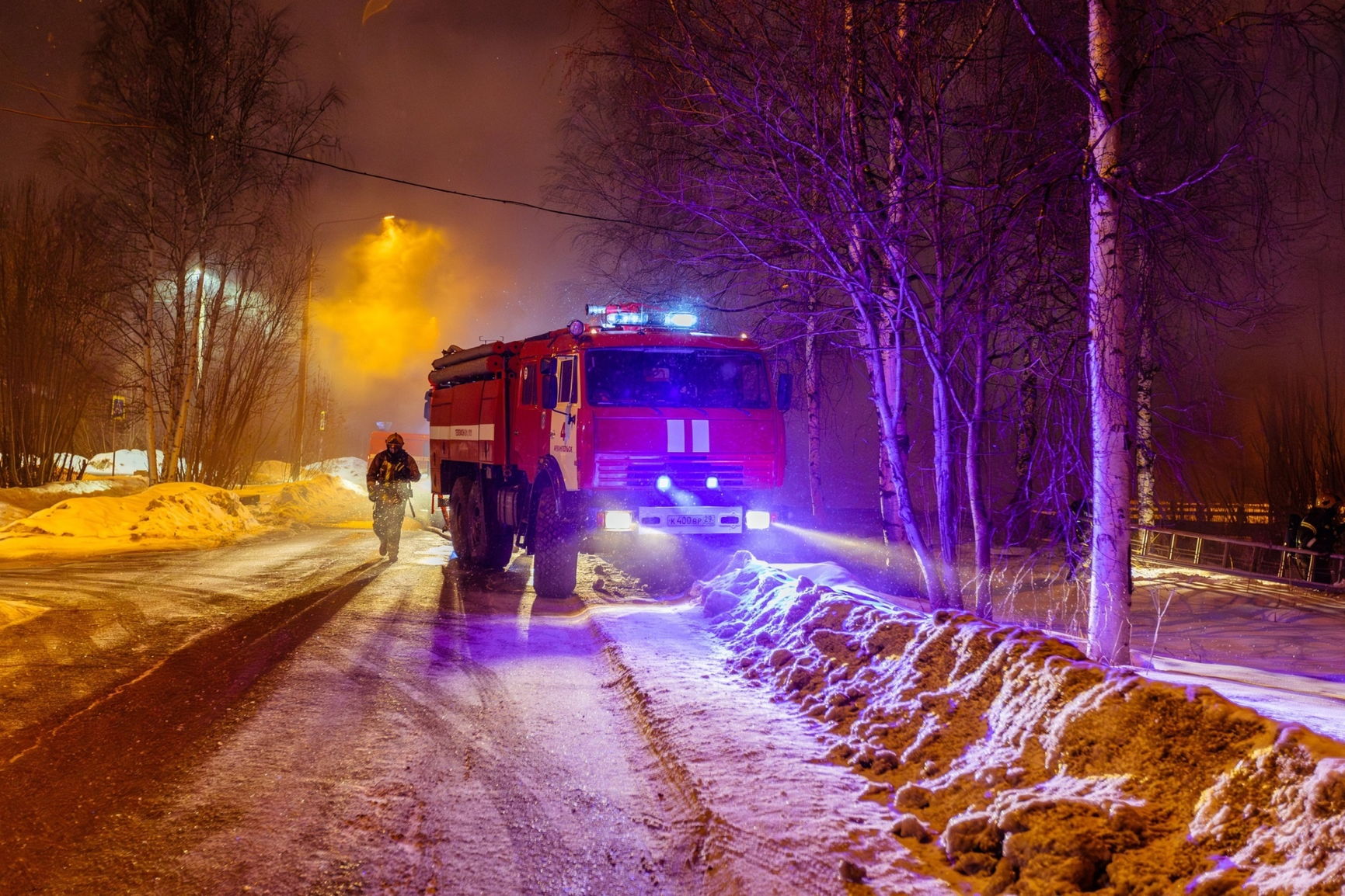 Как работают спасательные и противопожарные службы в Архангельской области