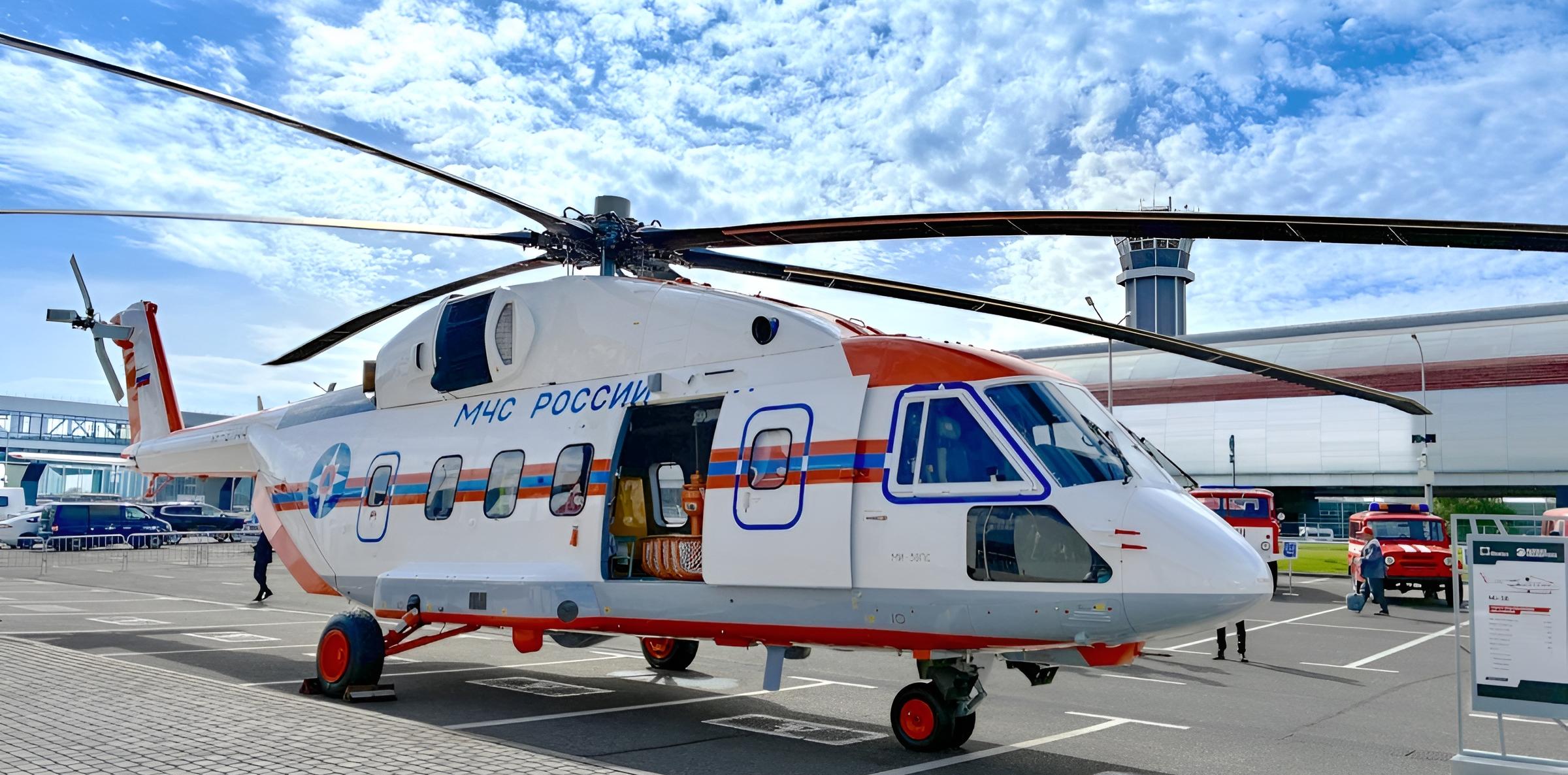 Арктический вертолет Ми-38ПС с рекордной дальностью полета в 1,5 тыс. км для работы на Севморпути впервые представлен на выставке