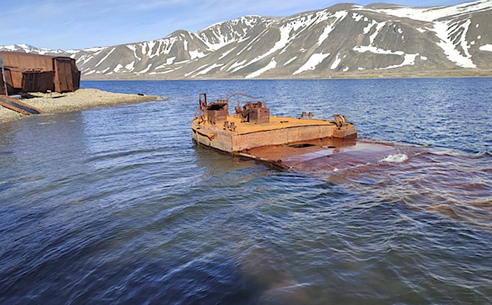 Единственная компания согласилась поднять с 12-метровой глубины 5 затонувших судов на Чукотке