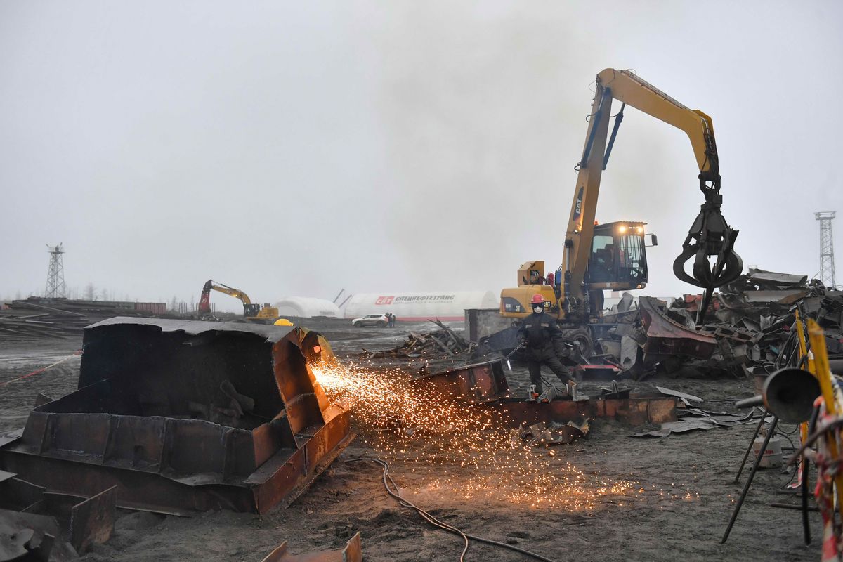 Арктика сегодня. В Норильском промышленном районе появился участок переработки металлолома