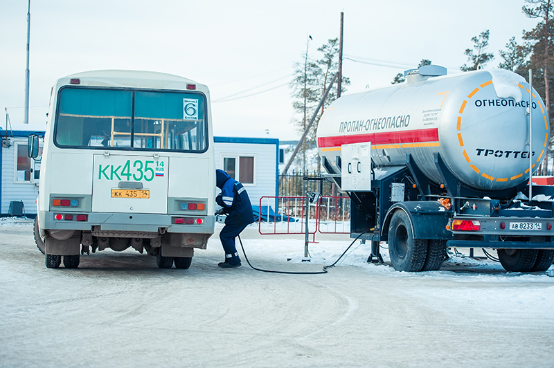 Переход на газомоторное топливо в Якутии планируют поддержать субсидиями