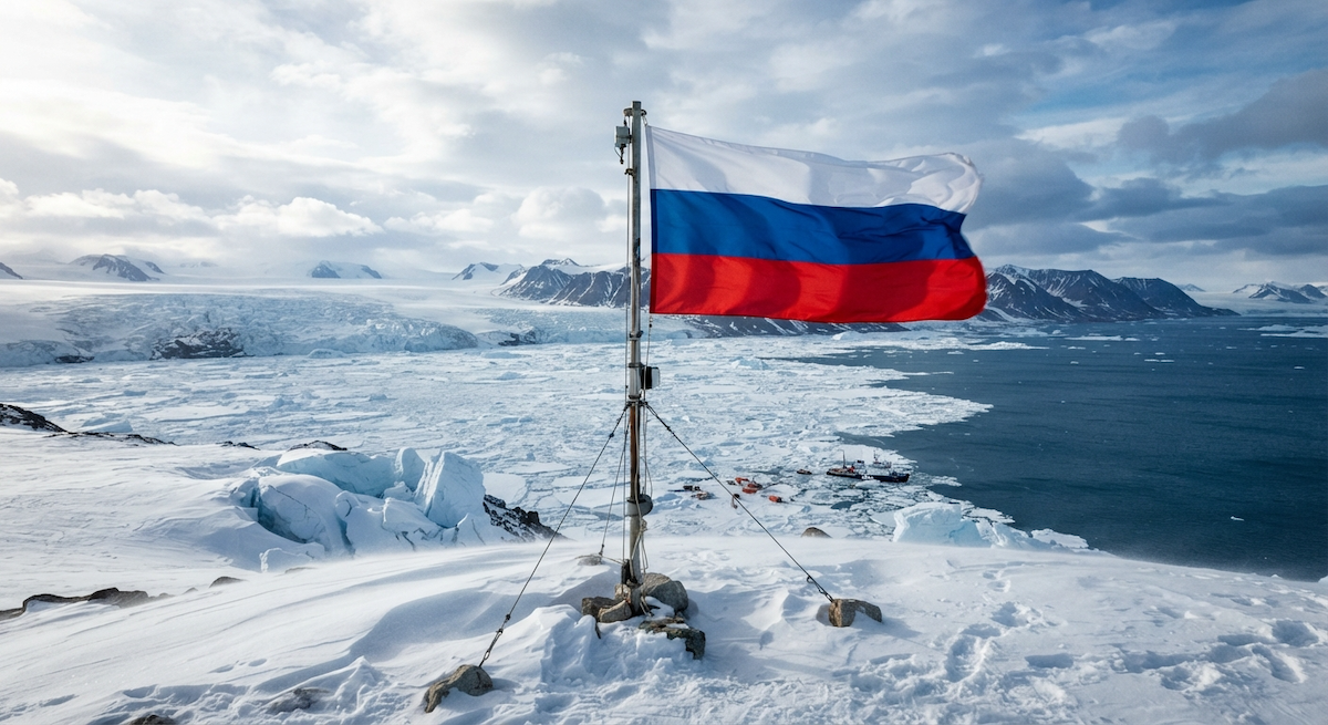 В Арктике ко Дню Государственного флага его разворачивают в небе, делают салют в цветах триколора и проводят праздничные акции
