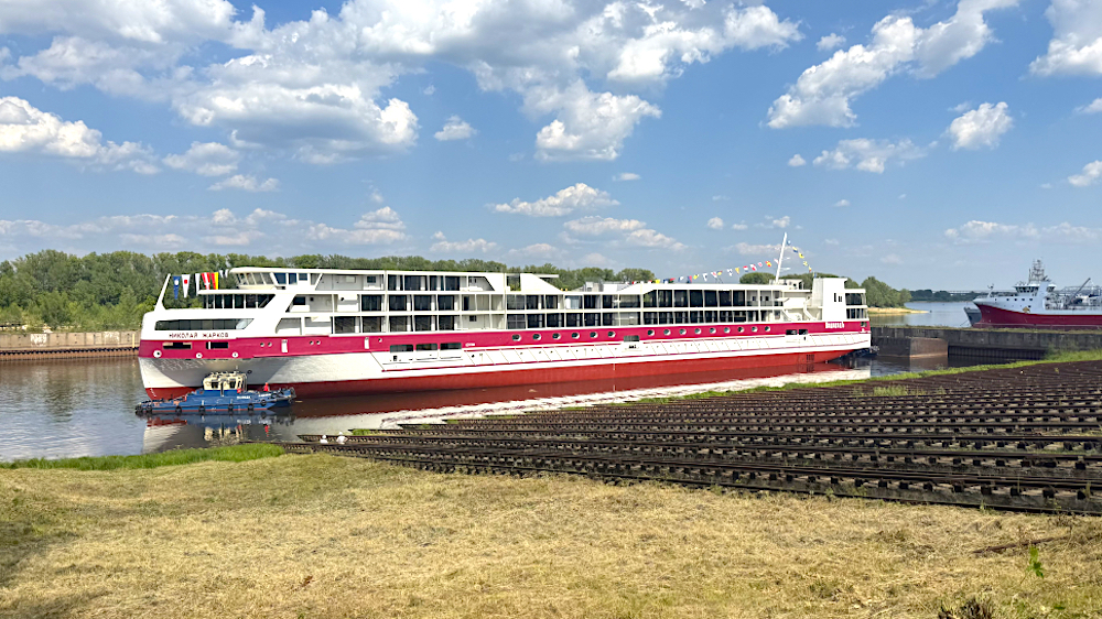 Строящийся круизный лайнер «Николай Жарков» в 2026 году будет ходить по пяти маршрутам в акватории Белого моря