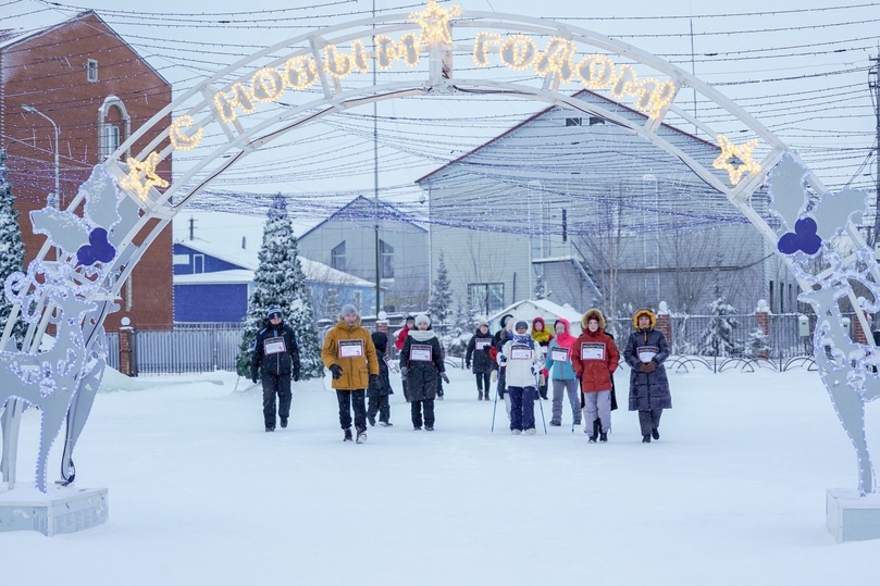 На Ямале 1 января прошли новогодние забеги, несмотря на мороз