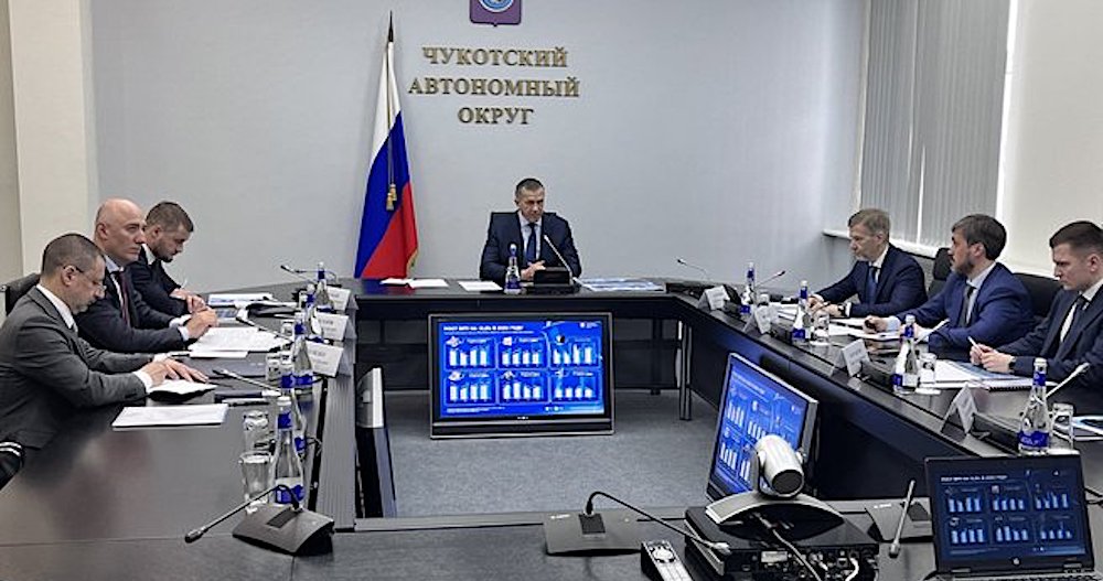 Юрий Трутнев прибыл с рабочим визитом на Чукотку и оценил ход социально-экономического развития округа Юрий Трутнев прибыл с рабочим визитом на Чукотку и оценил ход социально-экономического развития округа