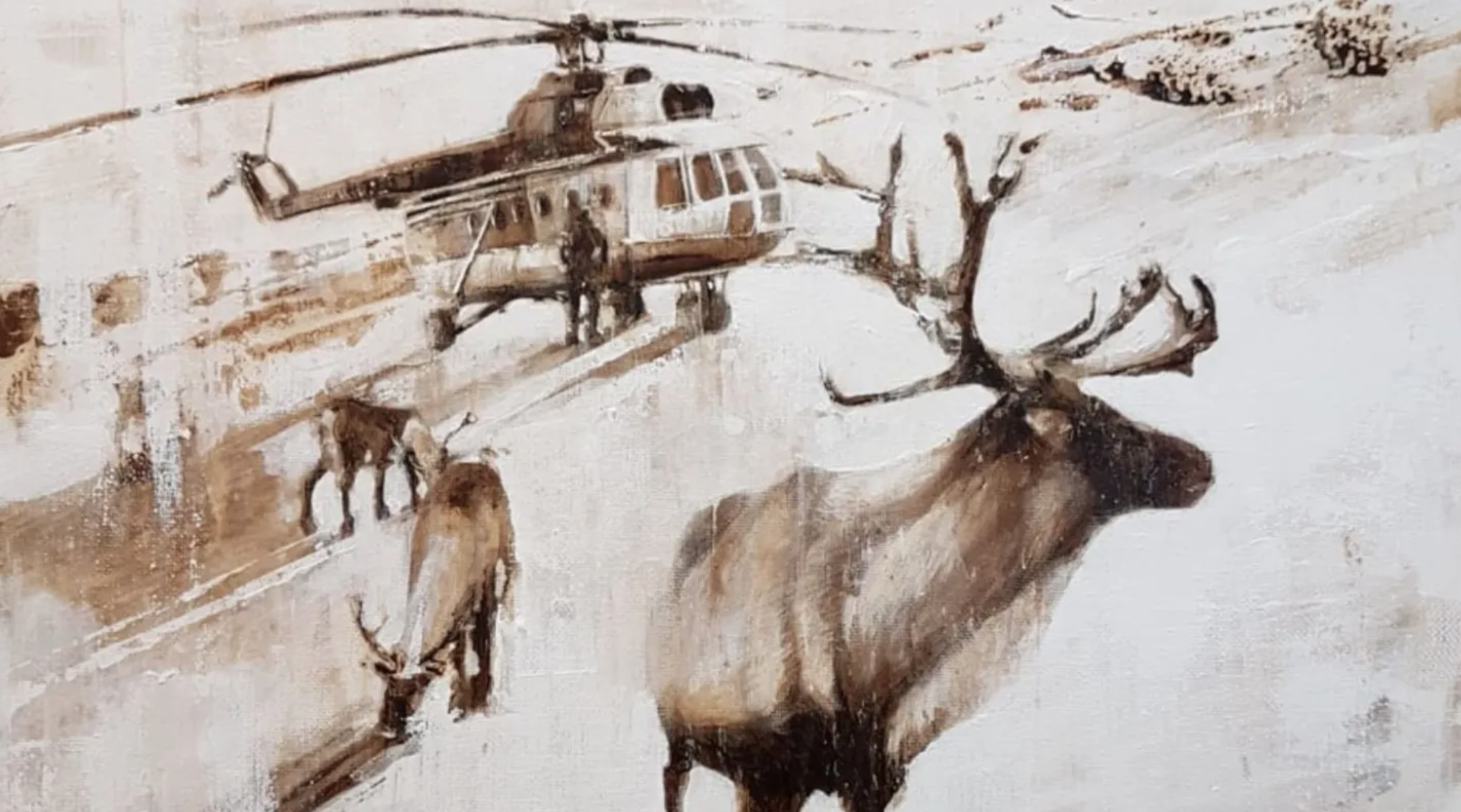 На одну картину художнице, вдохновленной Ямалом, нужно полстакана нефти