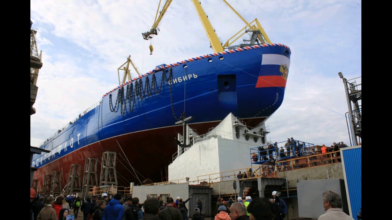22 сентября 2017 года – Спущен на воду первый серийный атомный ледокол «Сибирь» проекта 22220.