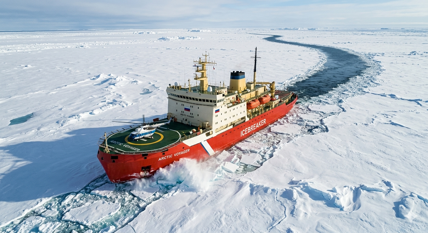 Расширяется ледокольный флот мира: южнокорейская верфь заключила контракт со Швецией на строительство ледокола