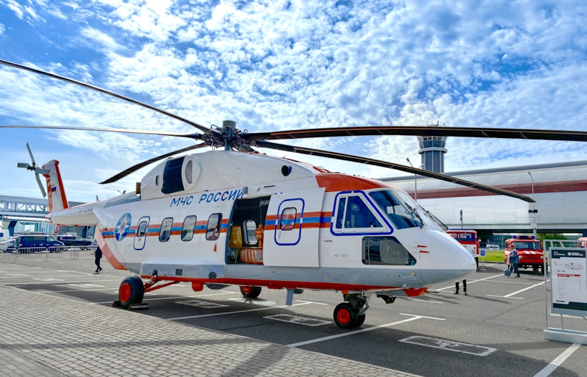 Арктический вертолет Ми-38ПС с рекордной дальностью полета в 1,5 тыс. км для работы на Севморпути впервые представлен на выставке