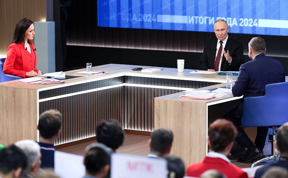19 декабря в программе «Итоги года с Владимиром Путиным» президент рассказал о результатах 2024 года и ответил на вопросы 19 декабря в программе «Итоги года с Владимиром Путиным» президент рассказал о результатах 2024 года и ответил на вопросы