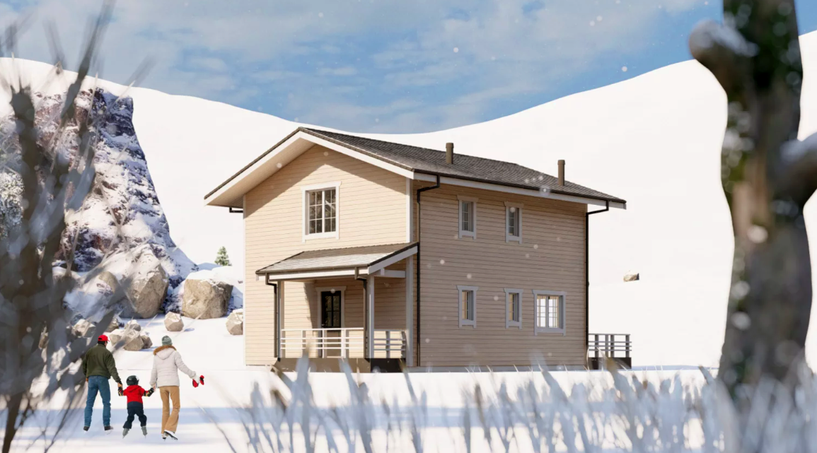 Для тех, кто получил «Арктический гектар», разработано четыре проекта жилых домов под самостоятельную постройку
