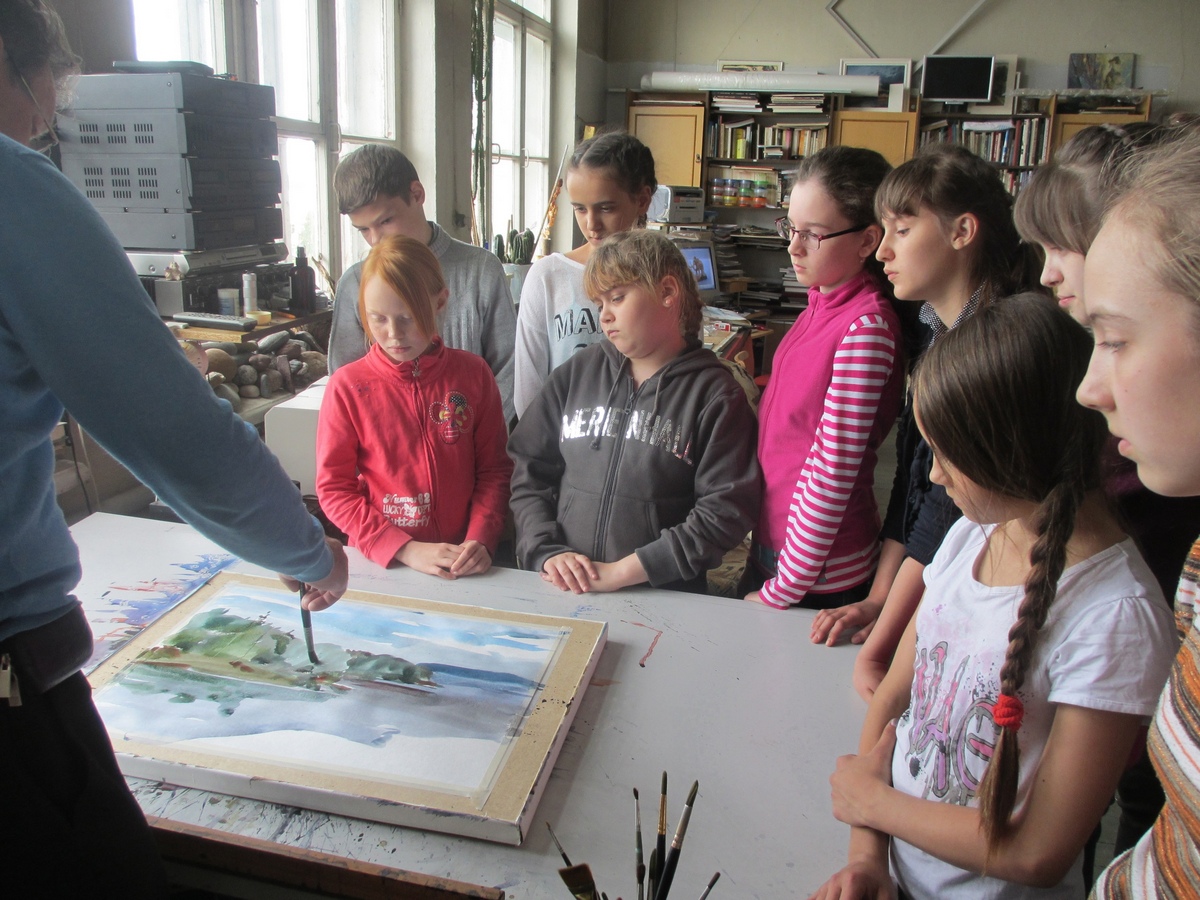 Школа «Палитра Севера» открылась для молодых художников Карелии