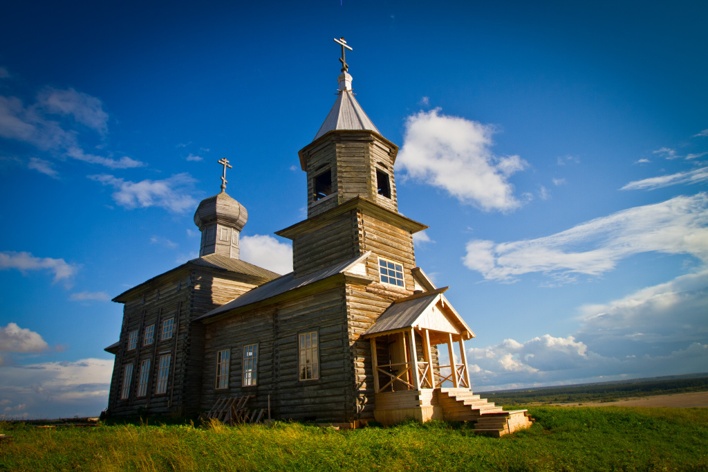 Покровская церковь села Большая Нисогора Архангельской области, автор фото А.А. Оксенюк