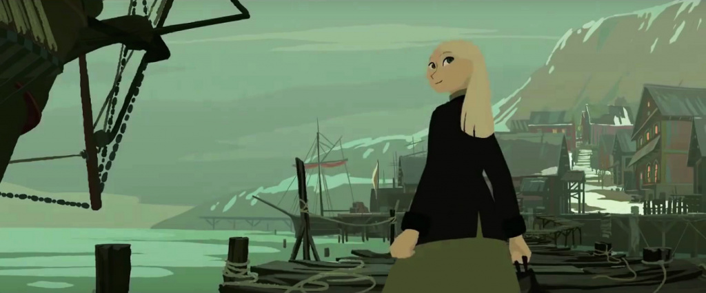 Кадр из мультфильма "Далеко на Север"