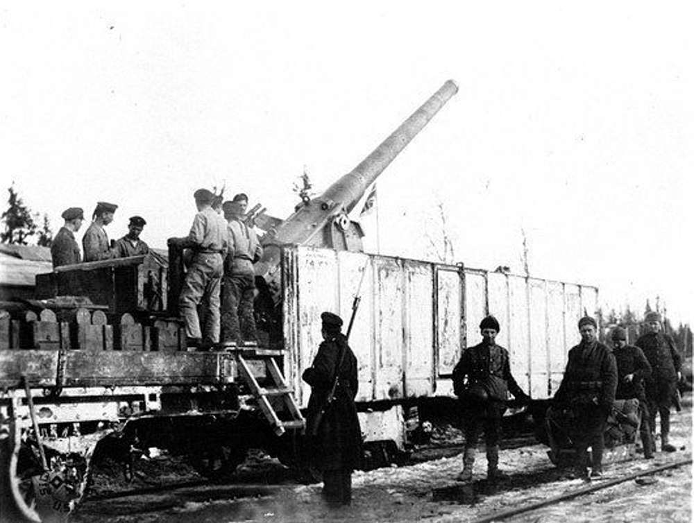 Морской блиндированный поезд «Адмирал Колчак». 1919 г.