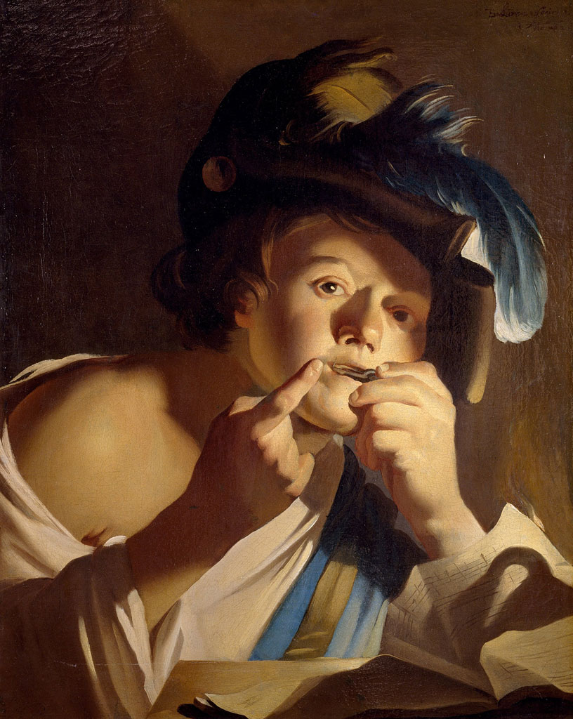 юноша с варганом, Дирк ван Бабюрен, 1621.jpg