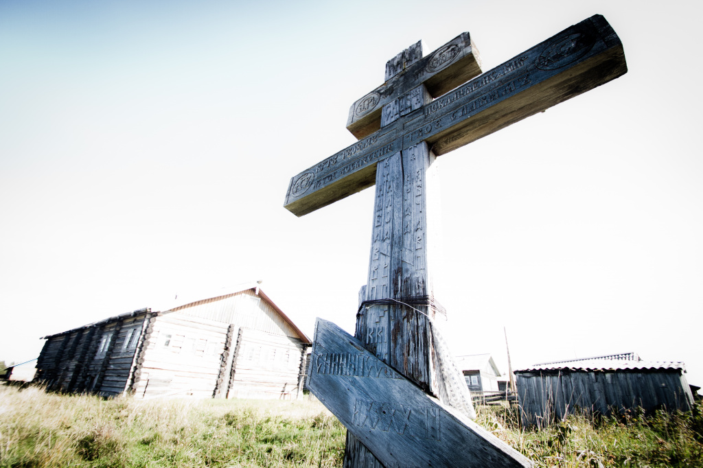Поклонный крест села Колмогора Архангельской области, автор фото А.А. Оксенюк
