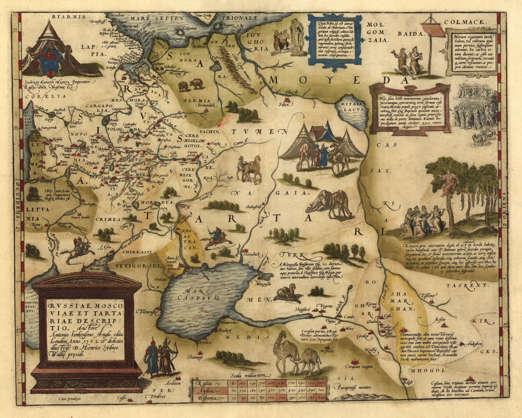 Карта Энтони Дженкинсона, 1562