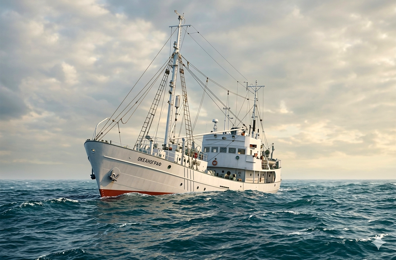 Затонувший НИС «Океанограф» поднимут со дна моря в самом северном порту страны – Тикси – в этом году, а до 2030 года – еще 11 судов 